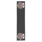 ハッピーイースターことわざエッグバニー ショートテーブルランナー (正面)