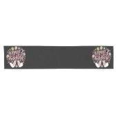 ハッピーイースターことわざエッグバニー ショートテーブルランナー (横)