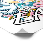 ハッピーイースターとイエス ポスター (角)