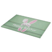 ハッピーイースターとバニー カッティングボード (角)