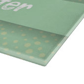 ハッピーイースターとバニー カッティングボード (角)