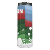 ハッピーイースターと卵の自然 タンブラー (裏面)