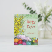 ハッピーイースターと大卵;-) シーズンポストカード (スタンド正面)