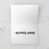 ハッピーイースターに***バニー*** シーズンカード (内部)