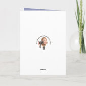 ハッピーイースターのおじいちゃん卵バスケット シーズンカード (裏面)