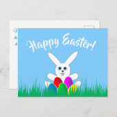 ハッピーイースターのカスおもしろいタブル シーズンポストカード (正面/裏面)