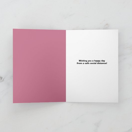 ハッピーイースターのカワイイ猫と犬のコビッド顔マスク シーズンカード (内部)