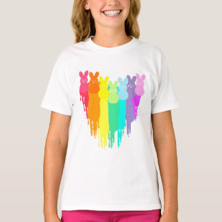 ハッピーイースターのシャツ女性のための子供のバニーTギフト。 Tシャツ