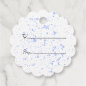 ハッピーイースターのバニーと卵のかご フェイバータグ (裏面)