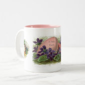 ハッピーイースターのマグ ツートーンマグカップ (正面左)