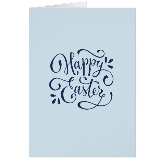 ハッピーイースターのモダンの書道 (正面)