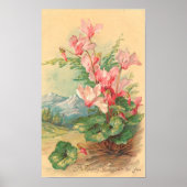 ハッピーイースターのヴィンテージ ポスター (正面)