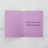 ハッピーイースターの乳母(十分にカスタマイズ可能な) シーズンカード (内部)