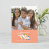 ハッピーイースターの写真カード シーズンカード (スタンド正面)