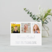 ハッピーイースターの写真 箔招待状ポストカード (立ち正面)