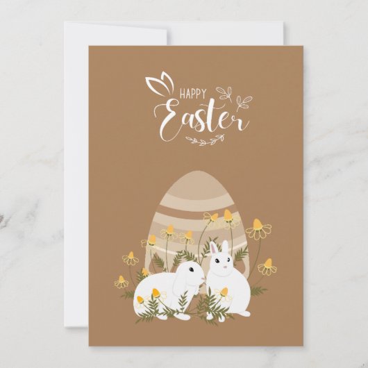 ハッピーイースターの卵の肉切り シーズンカード (正面)