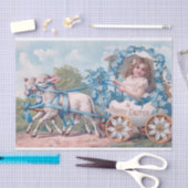 ハッピーイースターの卵車 薄葉紙 (クラフト)