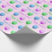 ハッピーイースターの卵 ラッピングペーパー (角)