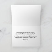 ハッピーイースターの夫カード-海 シーズンカード (内部)