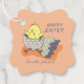 ハッピーイースターの好意 |ギフトラベル フェイバータグ (正面)