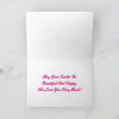 ハッピーイースターの娘 シーズンカード (内部)