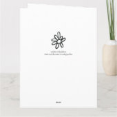 ハッピーイースターの孫娘のカラーリングページウサギ カード (裏面)