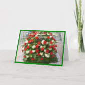 ハッピーイースターの息子および義理の娘カード花 シーズンカード (正面)