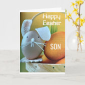 ***ハッピーイースターの息子***お前は一つがいい!!! カード (黄色い花)