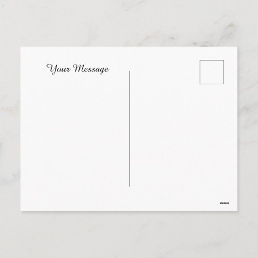 ハッピーイースターの挨拶状（友人や家族向け） シーズンポストカード (裏面)