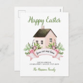 ハッピーイースターの新しいホーム発表 シーズンポストカード (正面/裏面)
