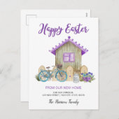 ハッピーイースターの新しいホーム発表 シーズンポストカード (正面/裏面)