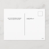 ハッピーイースターの新しいホーム発表 シーズンポストカード (裏面)