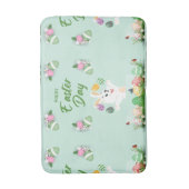 ハッピーイースターの日 – おもしろいバニーと卵のイースター バスマット (正面縦)