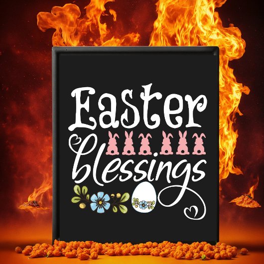 ハッピーイースターの日 – かわいいチョコレート ポスター