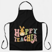 ハッピーイースターの日 – イースターエッグおもしろい エプロン (正面)