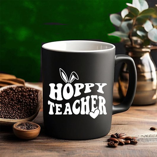 ハッピーイースターの日 – イースターエッグカワイ ツートーンマグカップ