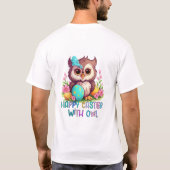 ハッピーイースターの日 – キリスト教 Tシャツ (裏面)