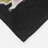 ハッピーイースターの日 – ハリネズミ織り上げ中に座る フリースブランケット (角)