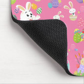 ハッピーイースターの日 – パタおもしろいーンバニーと卵 マウスパッド (コーナー)