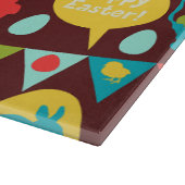 ハッピーイースターの日 – パタンバニーと卵イースター カッティングボード (角)