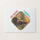 ハッピーイースターの日 – 伝統 ジグソーパズル (横)