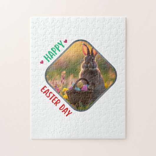 ハッピーイースターの日 – 伝統 ジグソーパズル (縦)