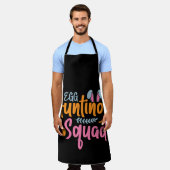 ハッピーイースターの日 – 卵の恋人 エプロン (着用した状態)