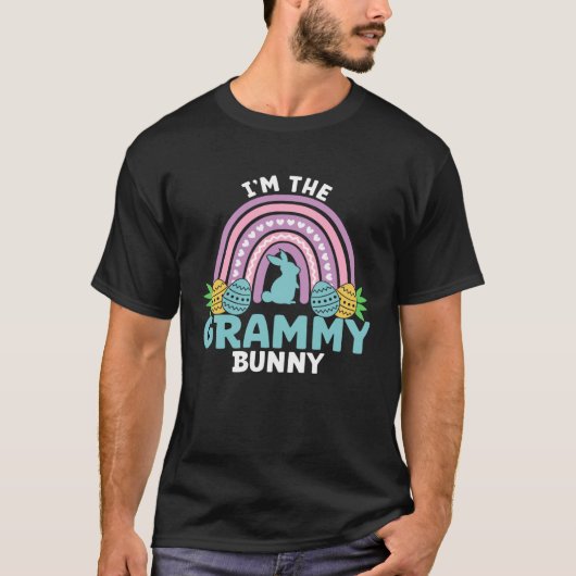 ハッピーイースターの日I m the Actor Bunny 2 Tシャツ (正面)