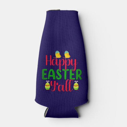 ハッピーイースターの日Y'all-29791 ボトルクーラー (正面)