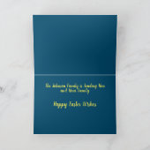 ハッピーイースターの明るい色の格言: パーソナライズされた カード (内部)