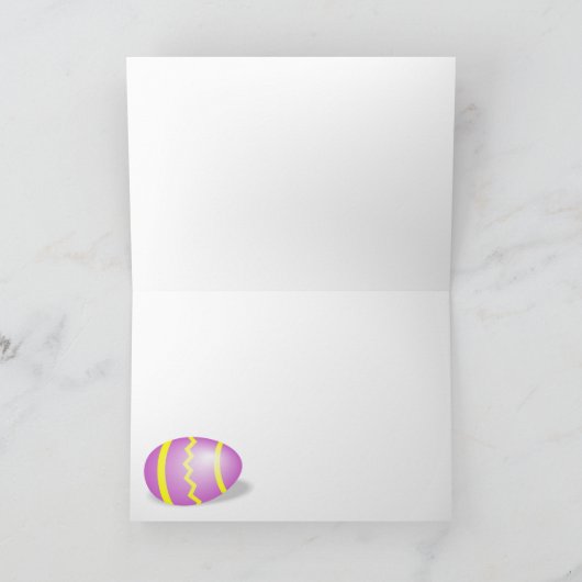 ハッピーイースターの桜 シーズンカード (内部)