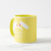 ハッピーイースターの白耳 マグカップ (正面左)