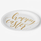 ハッピーイースターの紙皿 ペーパープレート (アングル)