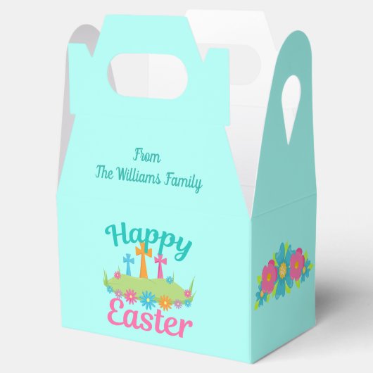 ハッピーイースターの花が宗教をかわいらし超える フェイバーボックス (オープン)